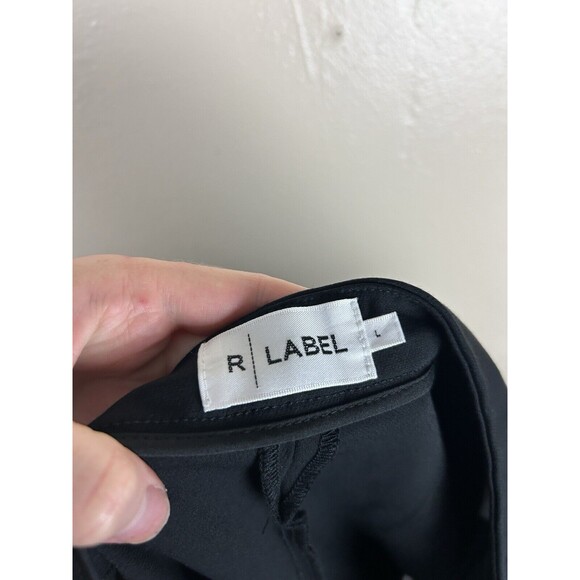 The Reset L Large Black Pant Trousers Straight Career Stretch Commute Capsule - Picture 3 of 4